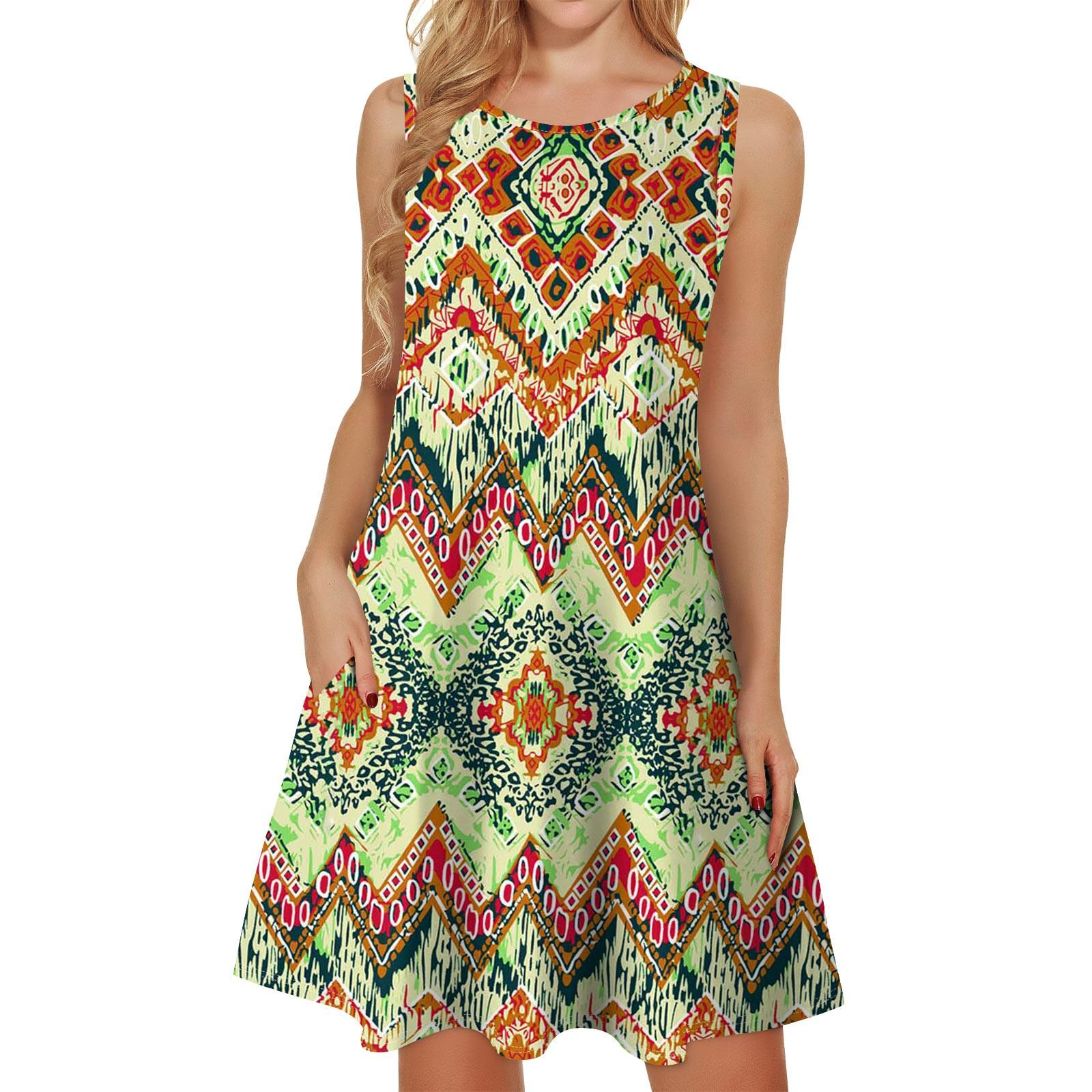 Женские летние платья, свободные сарафаны без рукавов с U-образным вырезом и карманами XXXL
Женские летние платья, свободные сарафаны без рукавов с U-образным вырезом и карманами XXXL