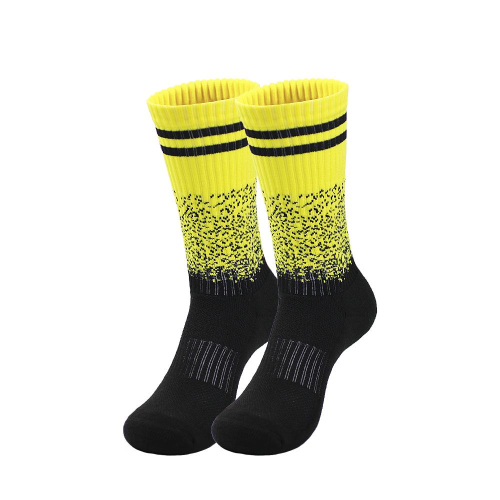 Unisex Non-Slip Mid-Calf Sports Socks with Thickened Towel Bottom for Football, Hiking, and Cycling 39-44 жовтий
Unisex Non-Slip Mid-Calf Sports Socks with Thickened Towel Bottom for Football, Hiking, and Cycling 39-44 жовтий