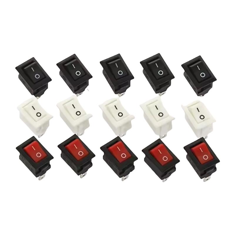 15Pcs Boats Rocker Switches 2 Position 2 Pin KCD1 101 Power Toggle Switches Iron Base & Plastic for Electrical Equipment 1
15Pcs Boats Rocker Switches 2 Position 2 Pin KCD1 101 Power Toggle Switches Iron Base & Plastic for Electrical Equipment 1