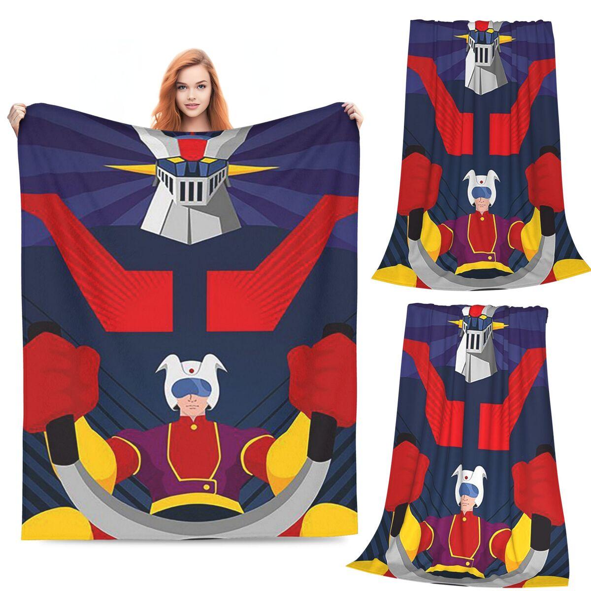 Mazinger Z UFO Robot Grendizer Blanket Soft Warm Flannel Throw Blanket Plush for Bed Living room Picnic Travel Home Couch 80x120cm
Mazinger Z UFO Robot Grendizer Blanket Soft Warm Flannel Throw Blanket Plush for Bed Living room Picnic Travel Home Couch 80x120cm