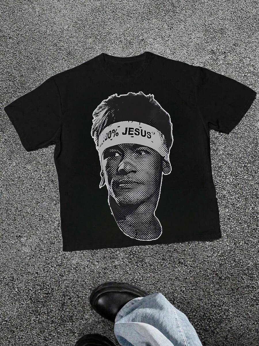 Men s Portrait With Headband Graphic Print T Shirt Religious Inspired 100% Cotton Tee Urban Casual Short Sleeve T Shirt S разноцветный
Men s Portrait With Headband Graphic Print T Shirt Religious Inspired 100% Cotton Tee Urban Casual Short Sleeve T Shirt S разноцветный