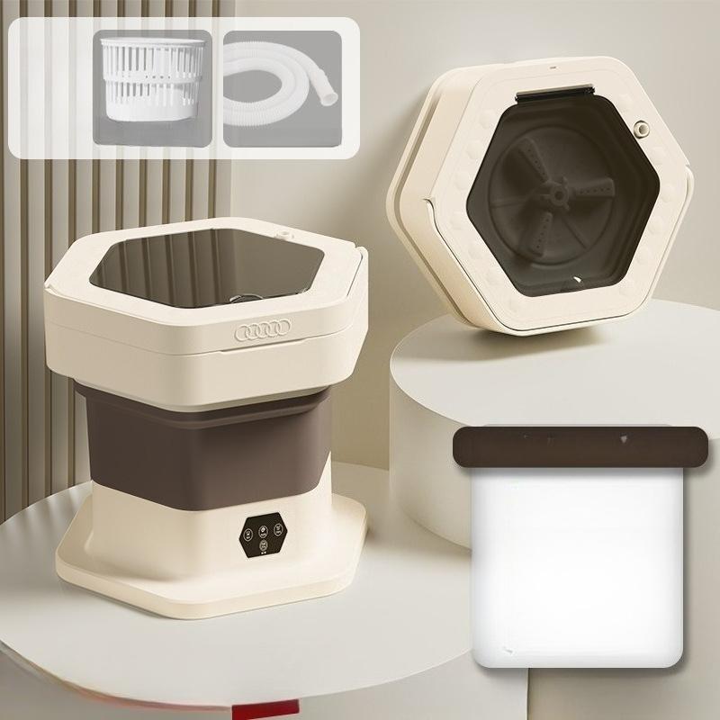 New Mini Folding Washing Machine for Household Small Underwear, Capable of Dehydrating Baby Underwear, Washing Socks
New Mini Folding Washing Machine for Household Small Underwear, Capable of Dehydrating Baby Underwear, Washing Socks