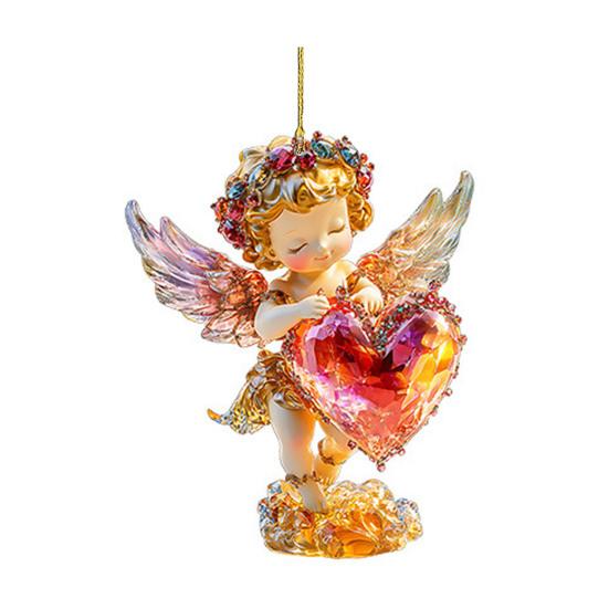 1/4Pcs Car Pendant Acrylic Scratch-Resistant Angel Heart Design Backpack Pendant Valentine Day Pendant Car Interior Accessor C
1/4Pcs Car Pendant Acrylic Scratch-Resistant Angel Heart Design Backpack Pendant Valentine Day Pendant Car Interior Accessor C