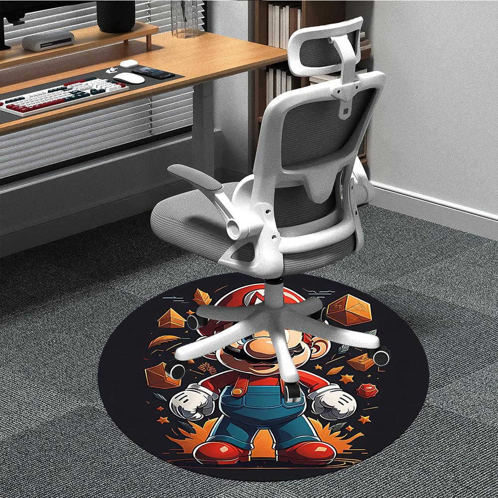 1pc Mario Adventure Office Round Area Rug, Under Office Chairs Bedroom Living Room Home Decor, Available in Various Sizes 80cm by 80cm
1pc Mario Adventure Office Round Area Rug, Under Office Chairs Bedroom Living Room Home Decor, Available in Various Sizes 80cm by 80cm