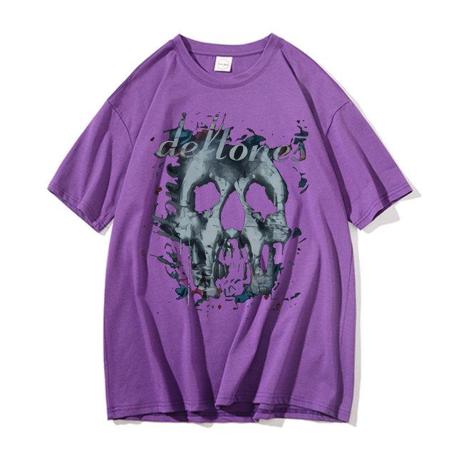 Deftones Skull Black Graphic Print Футболка з коротким рукавом Чоловіки Жінки Альтернативний реп Метал Група Брендова футболка Топи Чоловічі футболки XXL фіолетовий
Deftones Skull Black Graphic Print Футболка з коротким рукавом Чоловіки Жінки Альтернативний реп Метал Група Брендова футболка Топи Чоловічі футболки XXL фіолетовий