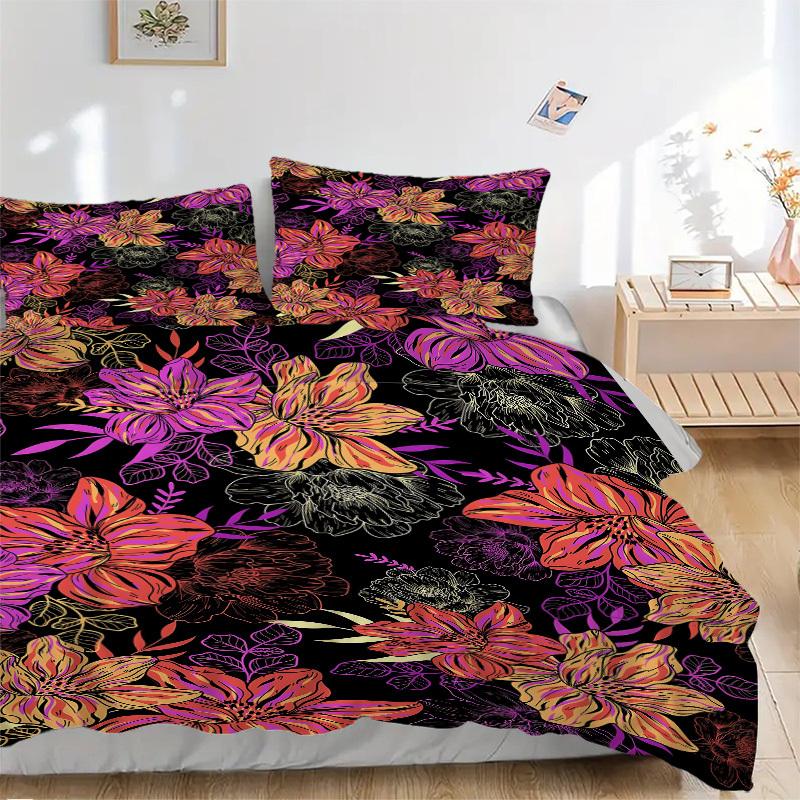 3pcs Floral Pattern Bedding Set, Breathable and Soft, Suitable for Bedroom Decor (1*Duvet Cover + 1/2*Pillowcases, No Core) yy250821157 135x200cm
3pcs Floral Pattern Bedding Set, Breathable and Soft, Suitable for Bedroom Decor (1*Duvet Cover + 1/2*Pillowcases, No Core) yy250821157 135x200cm