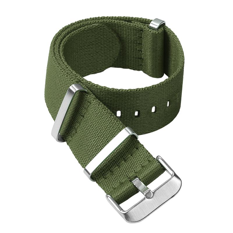 Fashion Watchband Stripe Replacement Men Women Nylon Watch Band with Silver Pin Buckle 20mm 22mm Strap for Rolex Band for Omega 20mm
Fashion Watchband Stripe Replacement Men Women Nylon Watch Band with Silver Pin Buckle 20mm 22mm Strap for Rolex Band for Omega 20mm