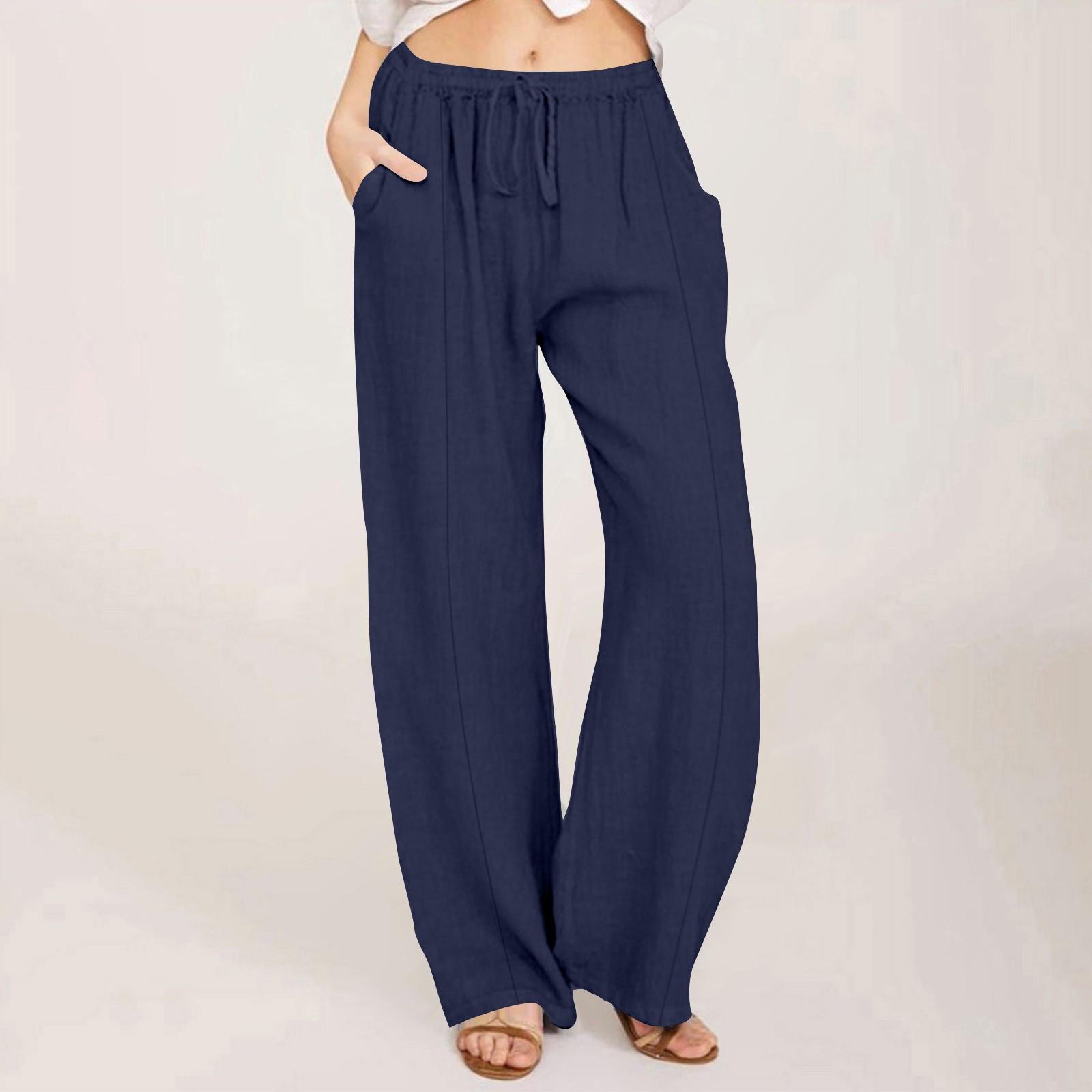 Женские повседневные прямые брюки, однотонные повседневные длинные брюки с карманами XXXL тёмно-синий
Женские повседневные прямые брюки, однотонные повседневные длинные брюки с карманами XXXL тёмно-синий