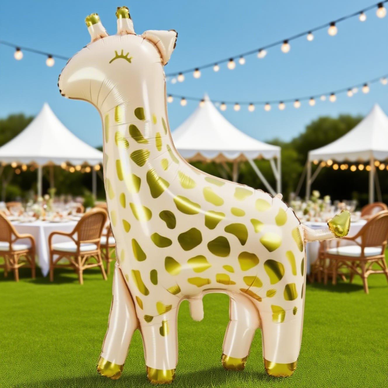 1PC light gold giraffe aluminum film balloons, suitable for outdoor party decoration, birthday parties, and theme party decoration balloons
1PC light gold giraffe aluminum film balloons, suitable for outdoor party decoration, birthday parties, and theme party decoration balloons
