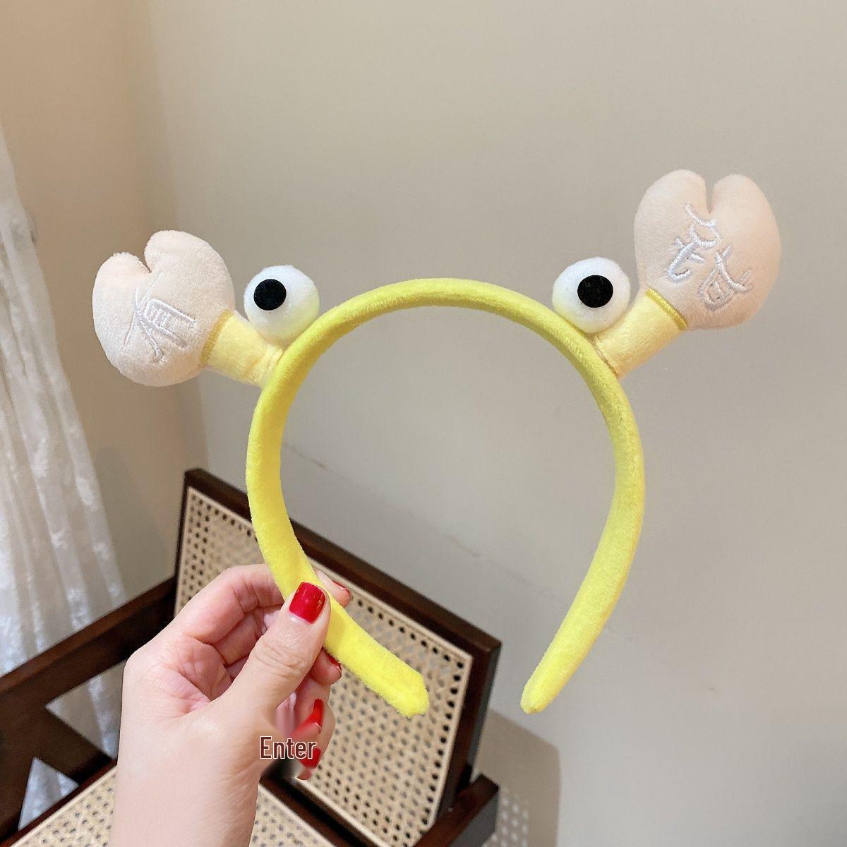 Cute Crab Claw Headband for Women: Hair Clip, Tie, and Fun Face-Washing Accessory
Cute Crab Claw Headband for Women: Hair Clip, Tie, and Fun Face-Washing Accessory