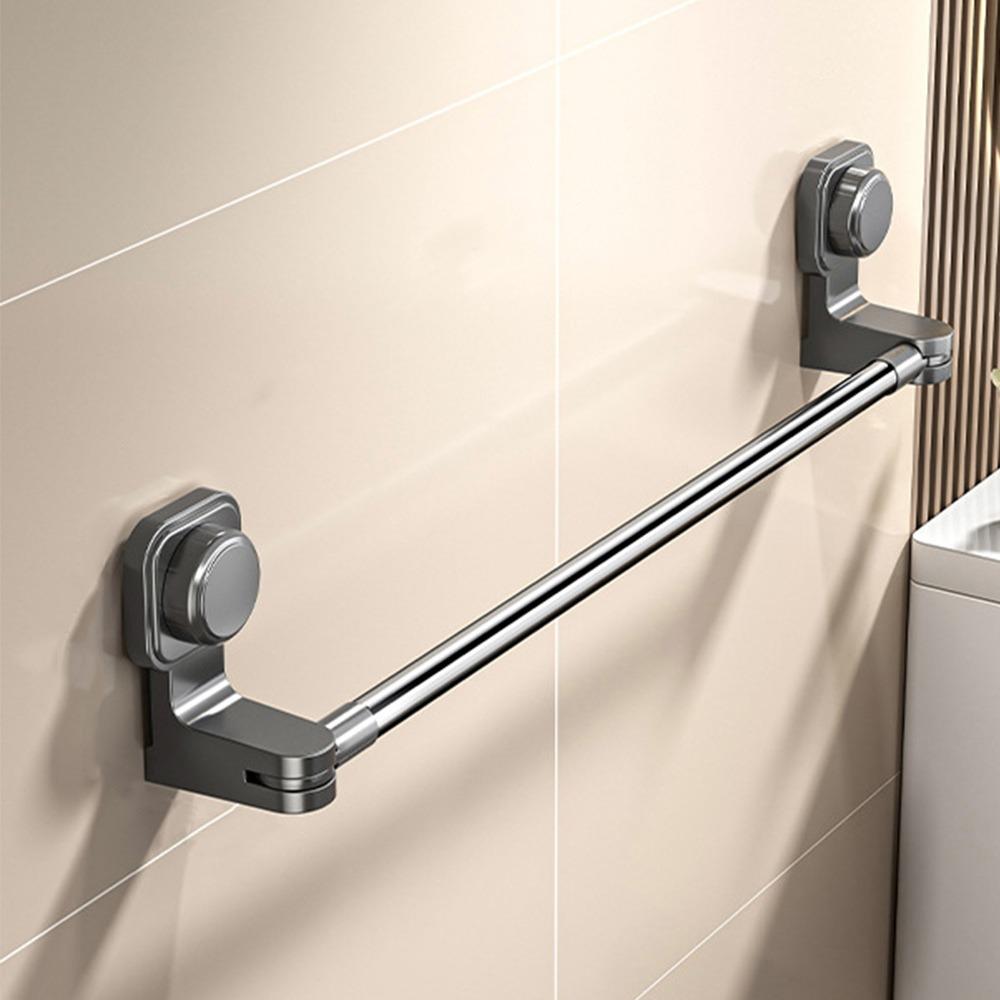 Suction Cup Towel Rack Adjustable Bathroom Storage Rod Durable Clothes Drying Rack 50cm Black
Suction Cup Towel Rack Adjustable Bathroom Storage Rod Durable Clothes Drying Rack 50cm Black