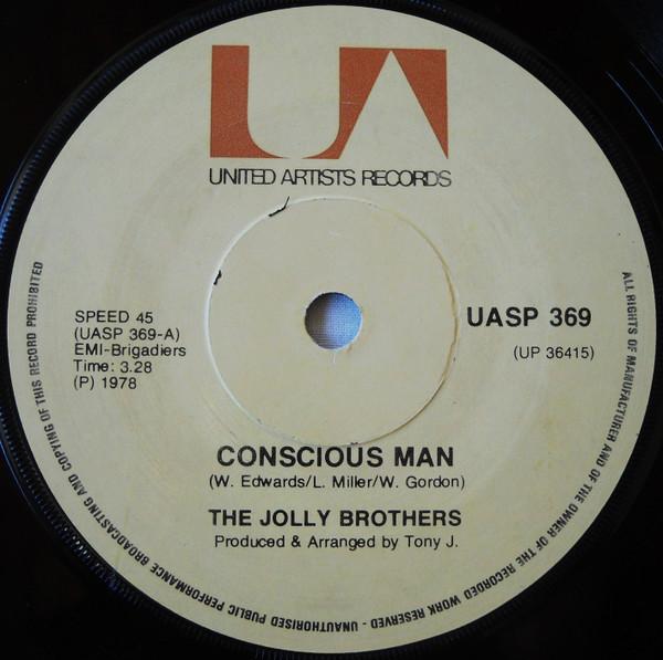 7-дюймовая пластинка JOLLY BROTHERS Conscious Man UASP369 United Artists 1978 UK Регги Ска Даб Б/у
7-дюймовая пластинка JOLLY BROTHERS Conscious Man UASP369 United Artists 1978 UK Регги Ска Даб Б/у
