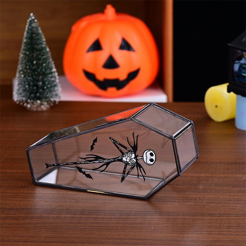 Gothic Black Glass Jewelry Box Coffin Trinket Holder Small Display Case Gift Boxes Decorative Storage Box Halloween Candy Box
Gothic Black Glass Jewelry Box Coffin Trinket Holder Small Display Case Gift Boxes Decorative Storage Box Halloween Candy Box