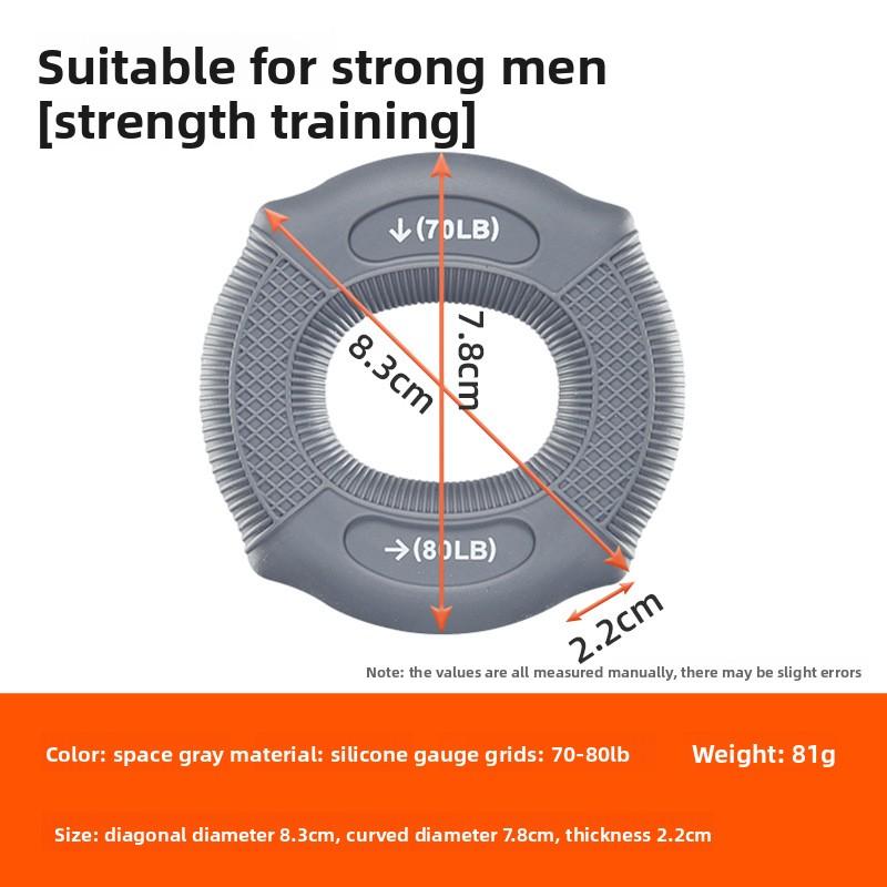 Checkered Double Strength Grip Circle Wrist Finger Strength Training Household Fitness Equipment Silicone Grip
Checkered Double Strength Grip Circle Wrist Finger Strength Training Household Fitness Equipment Silicone Grip