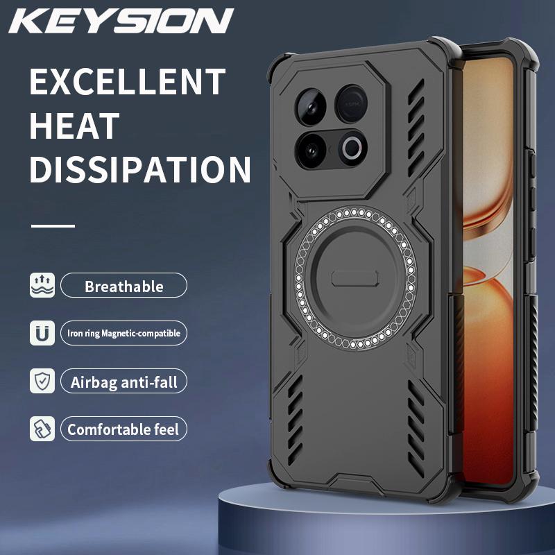 KEYSION Hollow Heat Dissipation Case for IQOO Z10 Turbo Pro Magnetic Cooling Shockproof Phone Cover for for for IQOO Z10 Turbo for IQOO Z10 Turbo Pro фіолетовий
KEYSION Hollow Heat Dissipation Case for IQOO Z10 Turbo Pro Magnetic Cooling Shockproof Phone Cover for for for IQOO Z10 Turbo for IQOO Z10 Turbo Pro фіолетовий
