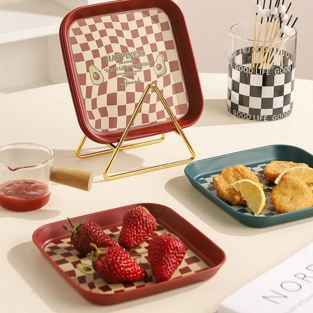 Durable Dinner Plates Plastic Dessert Dishes Nordic Desktop Receive Tray Storage Food 
Durable Dinner Plates Plastic Dessert Dishes Nordic Desktop Receive Tray Storage Food