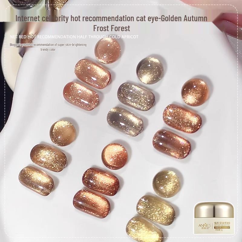 Набор гелевых лаков для ногтей Ennis Golden Porcelain White Cat Eye – Коллекция Осень/Зима: Вспышка Золотой, Морозный Лес, 6 цветов
Набор гелевых лаков для ногтей Ennis Golden Porcelain White Cat Eye – Коллекция Осень/Зима: Вспышка Золотой, Морозный Лес, 6 цветов