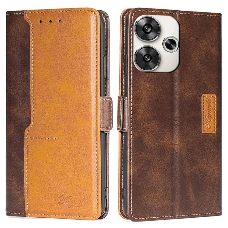 For Xiaomi Redmi Turbo 3 5G / Poco F6 5G Case Color Splicing Leather Drop-Proof Phone Cover with Wallet 
For Xiaomi Redmi Turbo 3 5G / Poco F6 5G Case Color Splicing Leather Drop-Proof Phone Cover with Wallet