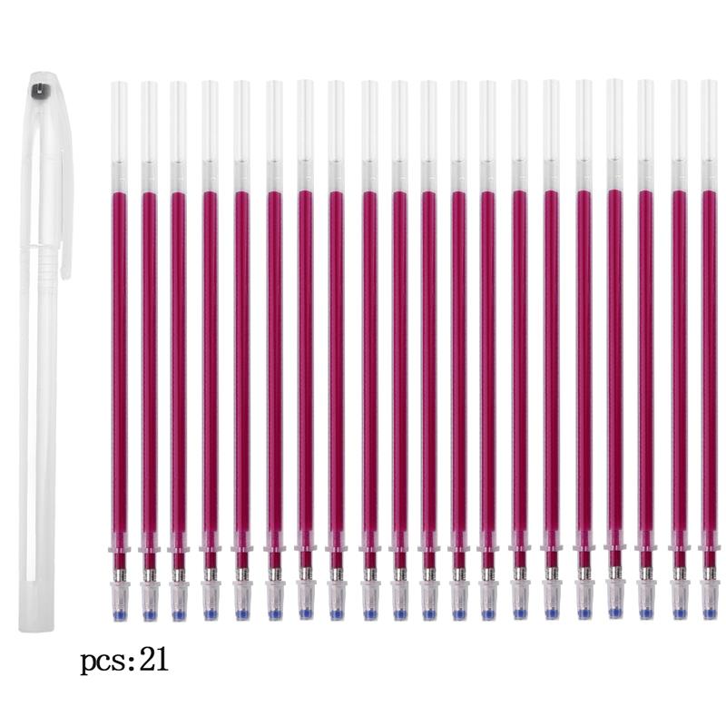 20 шт./набор Высокотемпературные исчезающие стираемые гелевые ручки Стержни Текстильные маркеры для ткани Тепловой портновский ПУ кожа Шитье
20 шт./набор Высокотемпературные исчезающие стираемые гелевые ручки Стержни Текстильные маркеры для ткани Тепловой портновский ПУ кожа Шитье