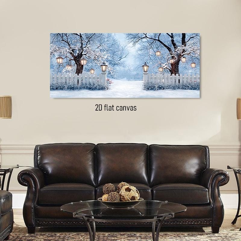 1pcs Winter Snow Landscape Decoration Painting Modern Simple Living Room Entrance Background Wall Hanging Painting Nordic Style (as the picture,50x100cm No Frame)
1pcs Winter Snow Landscape Decoration Painting Modern Simple Living Room Entrance Background Wall Hanging Painting Nordic Style (as the picture,50x100cm No Frame)