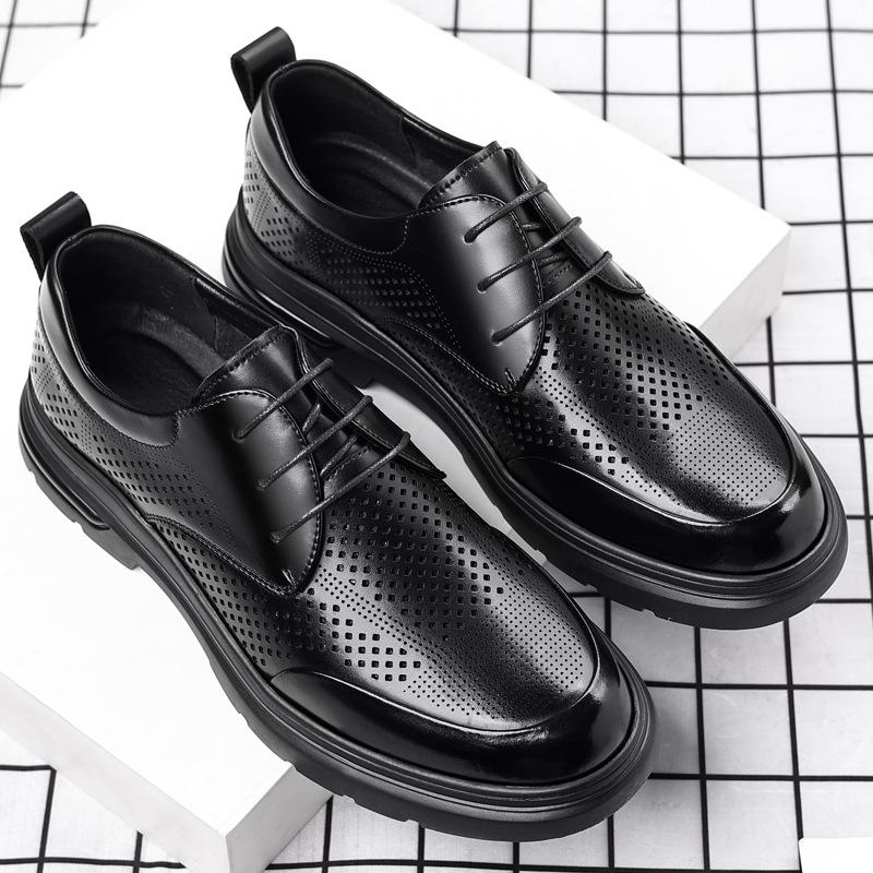 Men s shoes summer men s leather shoes casual shoes soft sole hollow breathable cool leather shoes trend 2025 38
Men s shoes summer men s leather shoes casual shoes soft sole hollow breathable cool leather shoes trend 2025 38
