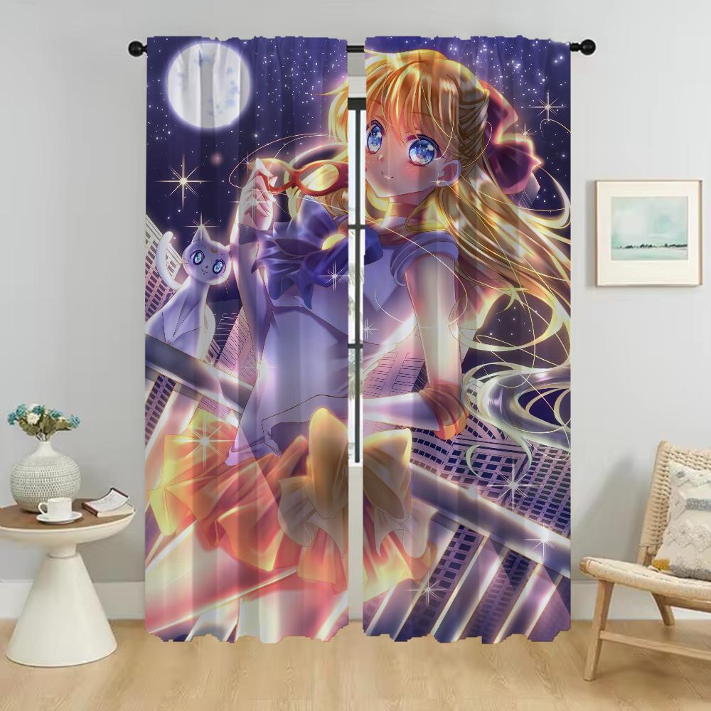 Window Curtain Room Panel Sailormoons Curtains Tulle Bedroom Shades Home Interior Partition Living Darkening Polyester Ideal For Sleeping Area W100*H130(CM)-Grommet top&2PCS
Window Curtain Room Panel Sailormoons Curtains Tulle Bedroom Shades Home Interior Partition Living Darkening Polyester Ideal For Sleeping Area W100*H130(CM)-Grommet top&2PCS