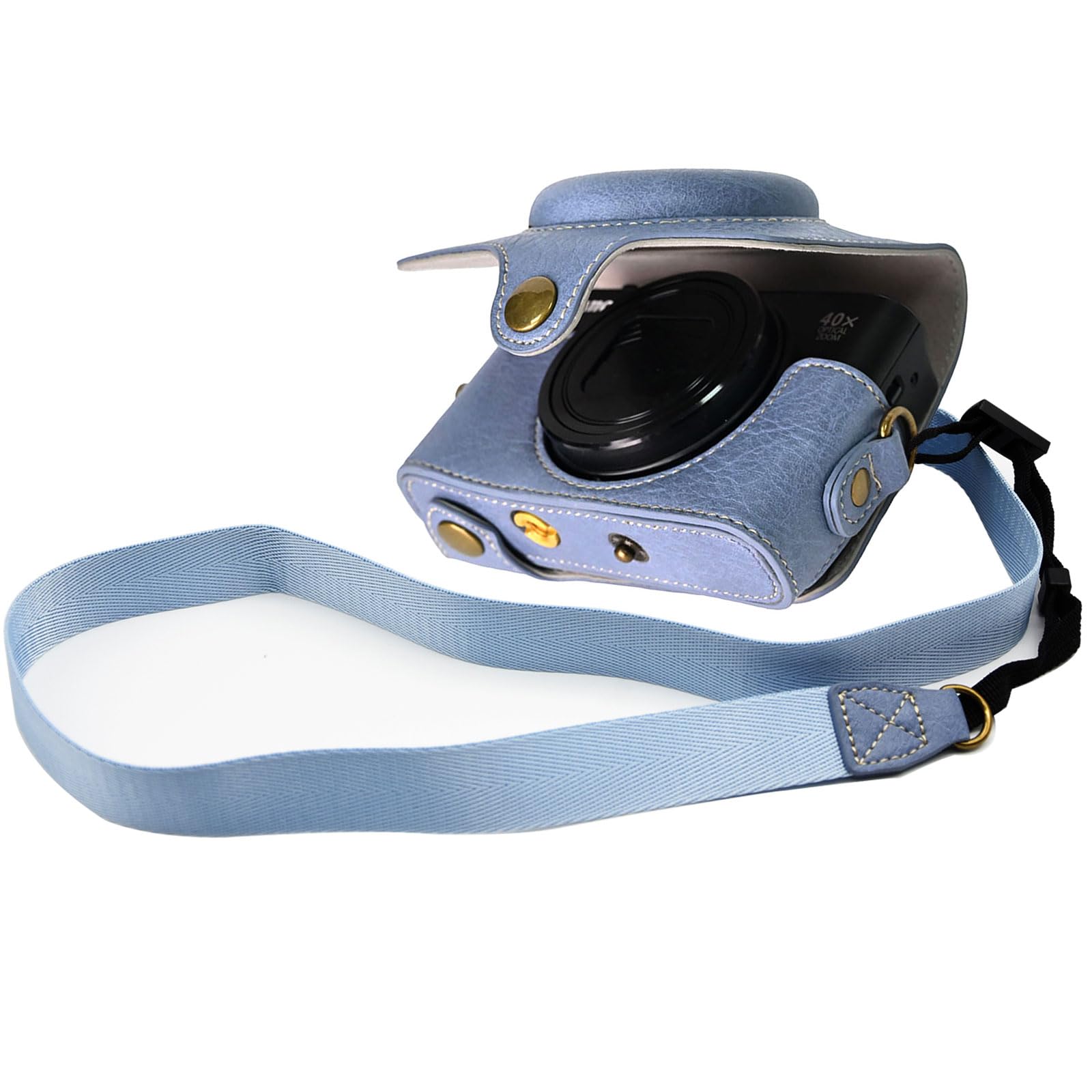BEADY Camera Case for Canon PowerShot SX720 HS SX730 HS SX740 HS PU Leather PowerShot HS Protective Cover with Shoulder Strap Blue SX720/SX730/SX740
BEADY Camera Case for Canon PowerShot SX720 HS SX730 HS SX740 HS PU Leather PowerShot HS Protective Cover with Shoulder Strap Blue SX720/SX730/SX740
