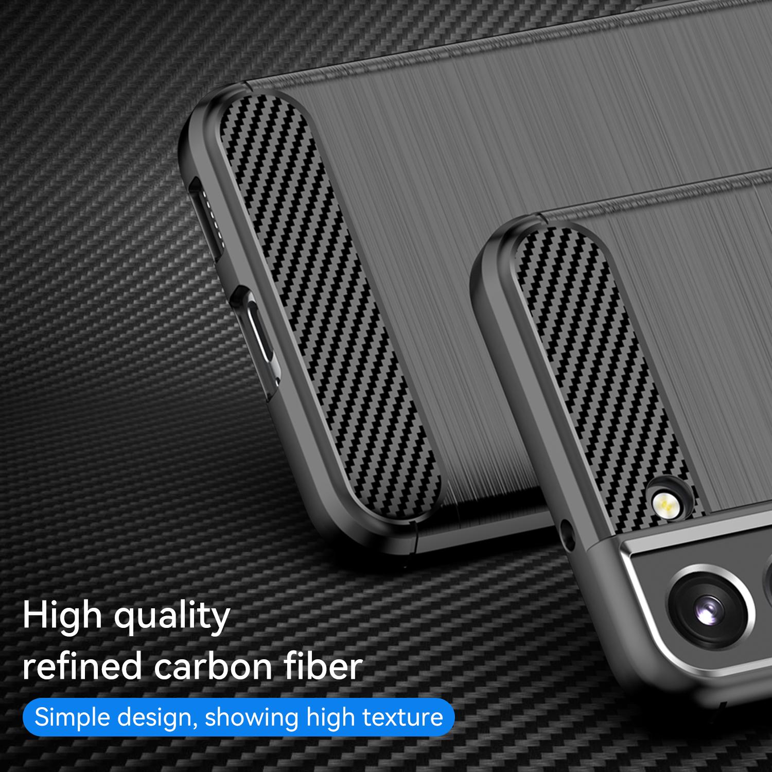 Brushed Surface TPU Case 1.8mm Thickness Ultra Lightweight Air Cushion Carbon Fiber Texture Phone Protective Cover for Samsung Galaxy S22+ 5G Black
Brushed Surface TPU Case 1.8mm Thickness Ultra Lightweight Air Cushion Carbon Fiber Texture Phone Protective Cover for Samsung Galaxy S22+ 5G Black