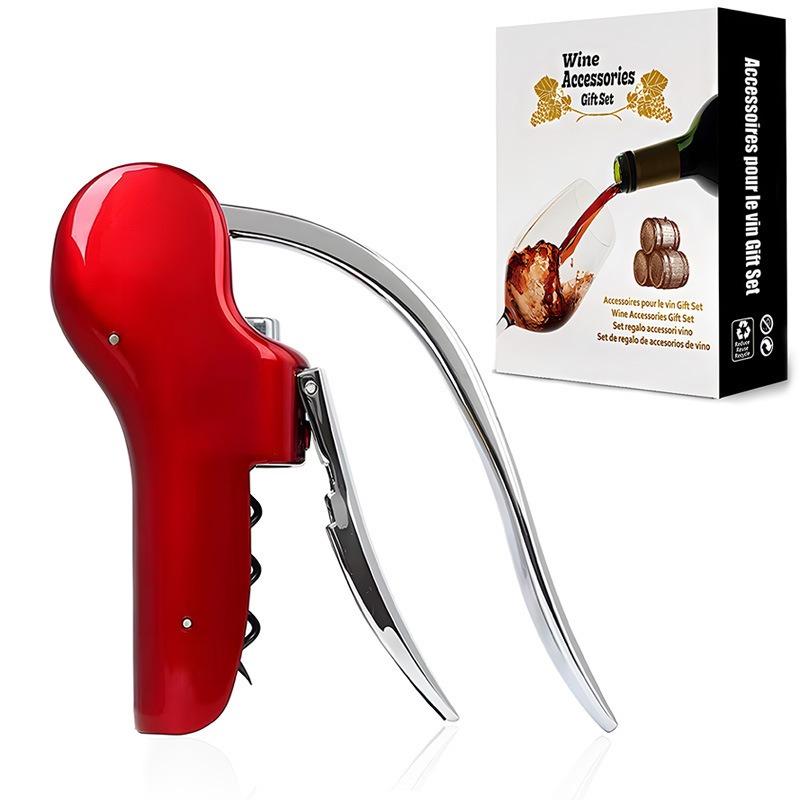 1PC goose type fast red wine bottle opener червоний
1PC goose type fast red wine bottle opener червоний