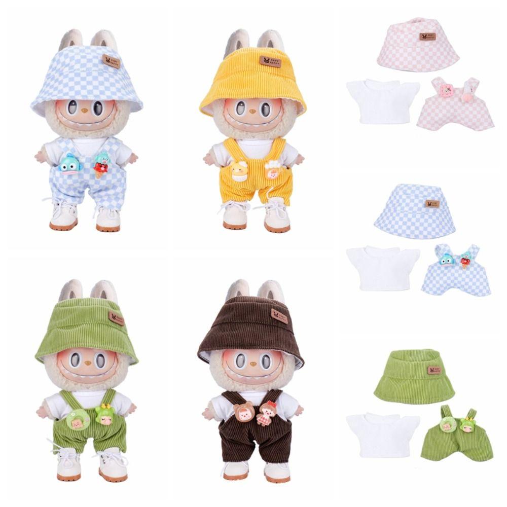 Fisherman s Hat Doll s Outfit Hanging Pants 17CM Labubu Clothes Labubu Clothes DIY Toy Pink grid
Fisherman s Hat Doll s Outfit Hanging Pants 17CM Labubu Clothes Labubu Clothes DIY Toy Pink grid