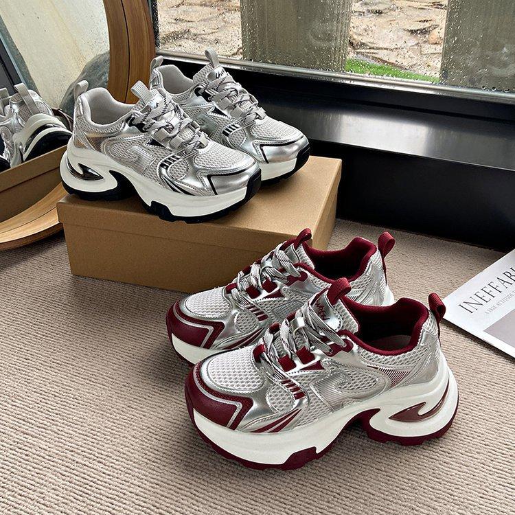 thick-soled silver dad shoes women s spring 2025 new small versatile height-increasing soft-soled casual sports shoes 35 красный
thick-soled silver dad shoes women s spring 2025 new small versatile height-increasing soft-soled casual sports shoes 35 красный