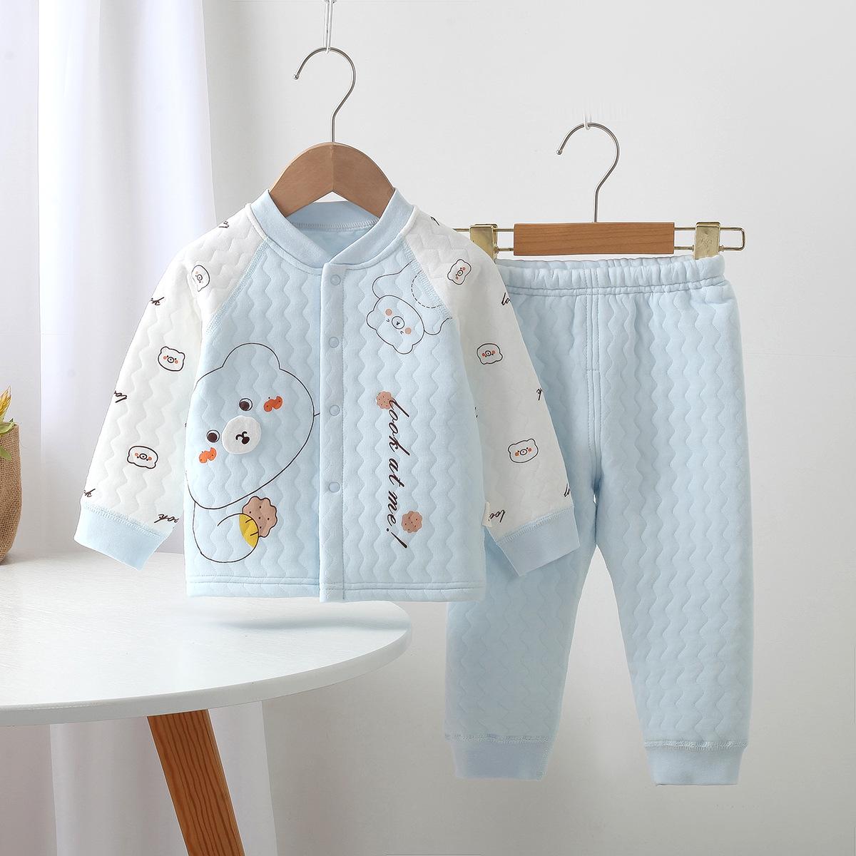 New Baby Cartoon Two-Piece Winter Underwear Set: Soft, Seamless, and Warm for Autumn and Winter. 100 cm жовтий
New Baby Cartoon Two-Piece Winter Underwear Set: Soft, Seamless, and Warm for Autumn and Winter. 100 cm жовтий