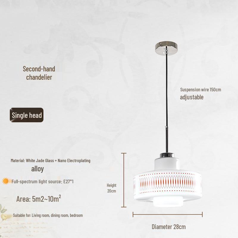 Antique Style French Cream Small Pendant Light for Bedroom or Bar Counter Without Bulb
Antique Style French Cream Small Pendant Light for Bedroom or Bar Counter Without Bulb