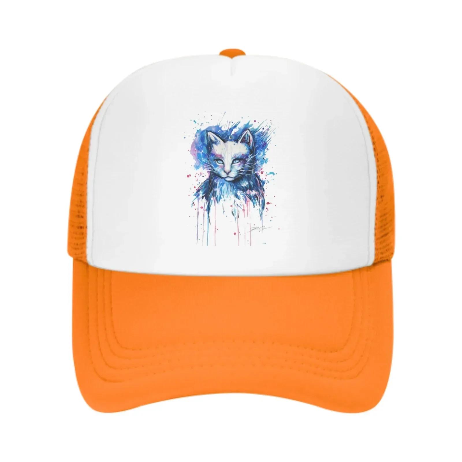 Watercolor Cats Mesh Trucker Hats for Unisex Women Adjustable Casual Fashion Baseball Caps for Outdoor Activities One Size
Watercolor Cats Mesh Trucker Hats for Unisex Women Adjustable Casual Fashion Baseball Caps for Outdoor Activities One Size