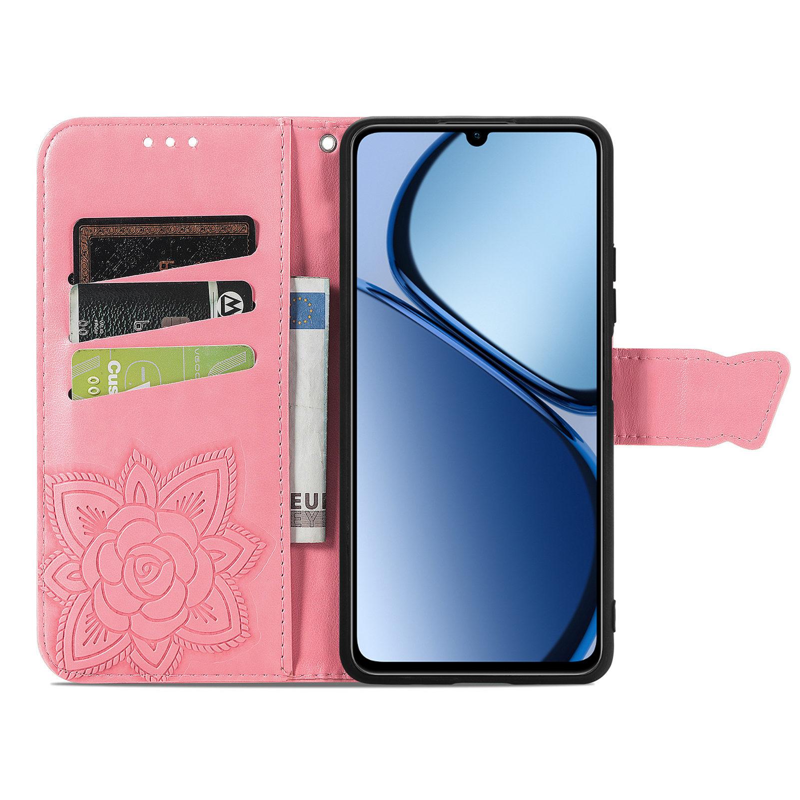 For Realme Note 60x 4G/C63 4G/C61 4G Case PU Leather Wallet Phone Cover Butterfly Pattern Black 
For Realme Note 60x 4G/C63 4G/C61 4G Case PU Leather Wallet Phone Cover Butterfly Pattern Black