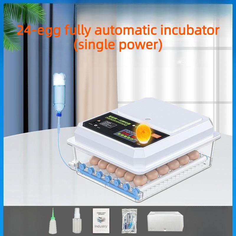 Mini Fully Automatic Poultry Egg Incubator with Auto Egg Turning Household Brooder for Hatching Chicken Duck Goose Bird Eggs
Mini Fully Automatic Poultry Egg Incubator with Auto Egg Turning Household Brooder for Hatching Chicken Duck Goose Bird Eggs