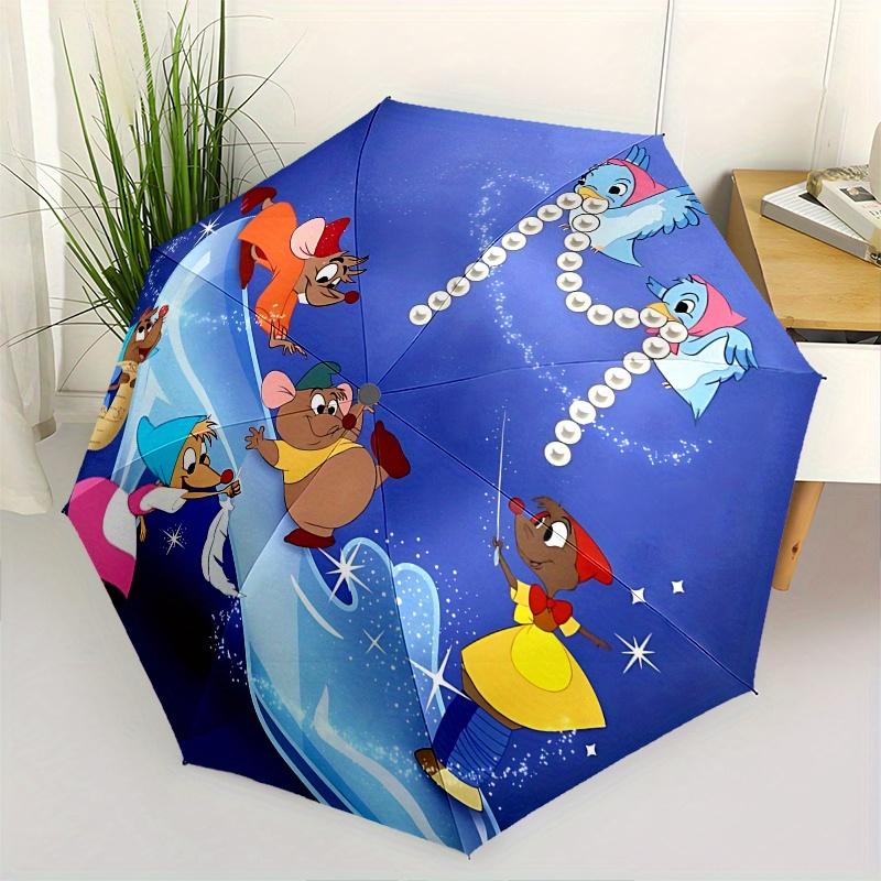 Cinderella, mice Automatic Opening and Closing Umbrella - 8 Ribs Portable Folding Umbrella with Plastic Handle, Suitable for Leisure and Hal
Cinderella, mice Automatic Opening and Closing Umbrella - 8 Ribs Portable Folding Umbrella with Plastic Handle, Suitable for Leisure and Hal