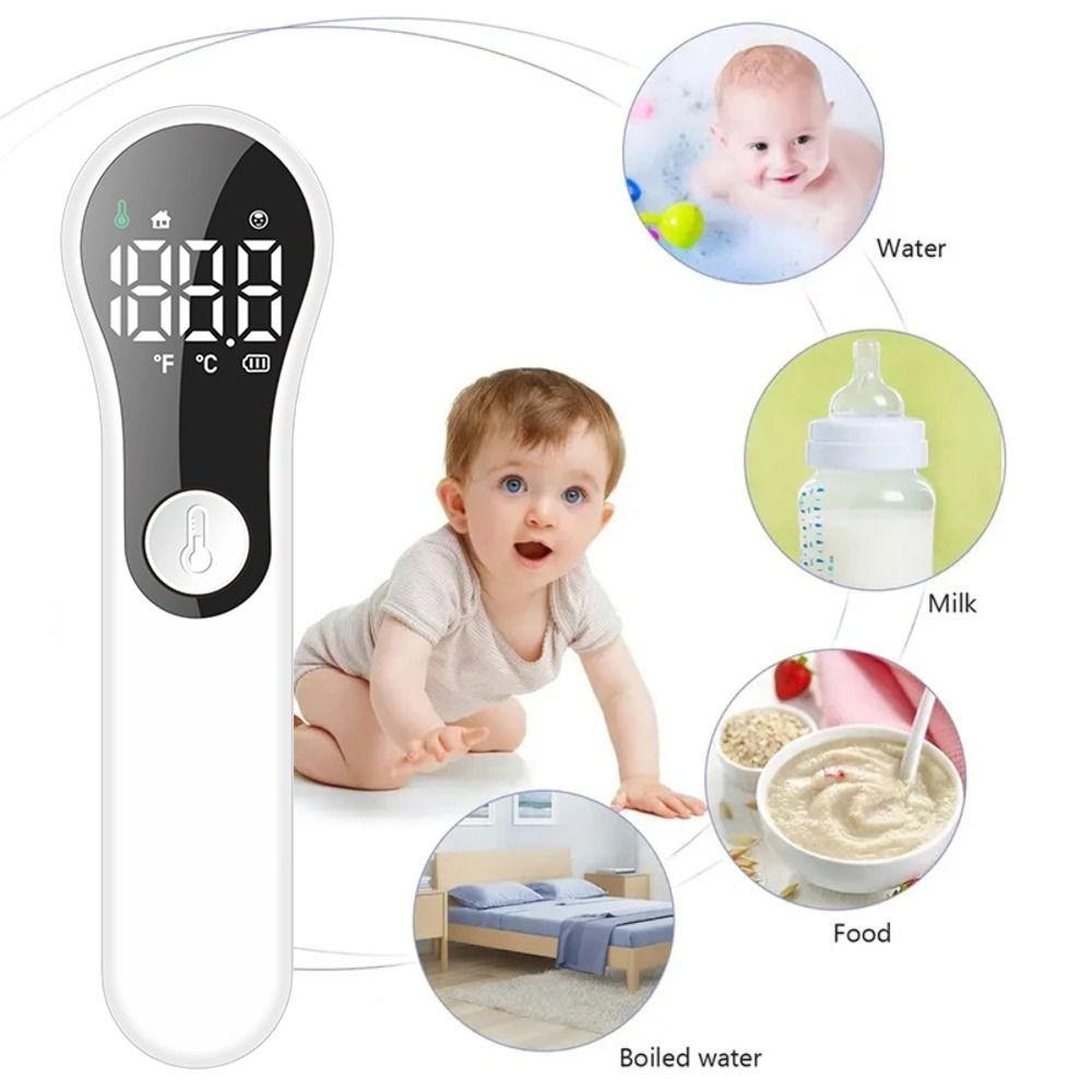 Portable Temperature Measurement Meter Precision Handheld Pyrometer IR Thermometer Forehead/Body білий
Portable Temperature Measurement Meter Precision Handheld Pyrometer IR Thermometer Forehead/Body білий