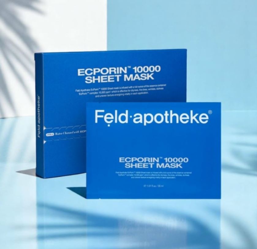 Feld Apotheke EcPorin™ 10000 Sheet Mask (5ea) — Deep Hydration & Soothing Sheet Mask for Sensitive or Dry Skin set01EA
Feld Apotheke EcPorin™ 10000 Sheet Mask (5ea) — Deep Hydration & Soothing Sheet Mask for Sensitive or Dry Skin set01EA
