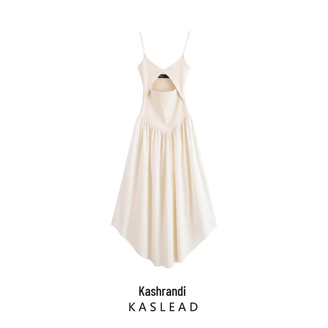 2025 Summer Women s European & American Style Open Design Sling Dress Large слоновая кость
2025 Summer Women s European & American Style Open Design Sling Dress Large слоновая кость