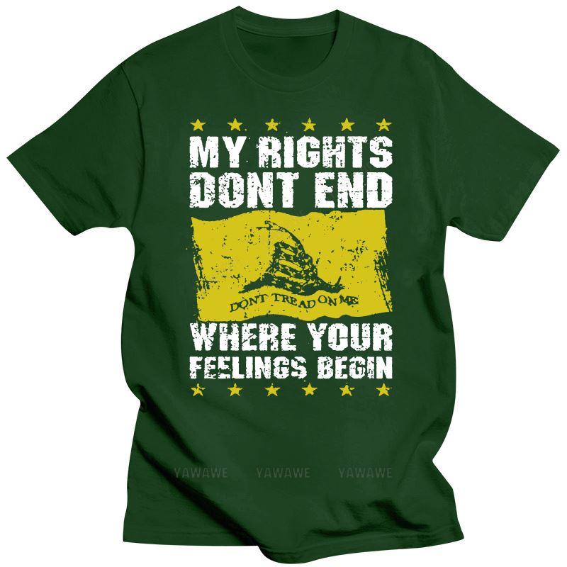 My Rights Dont End - Dont Tread On Me T Shirt Cotton Print Mens Summer O-Neck fashion MAN T-SHIRT S
My Rights Dont End - Dont Tread On Me T Shirt Cotton Print Mens Summer O-Neck fashion MAN T-SHIRT S