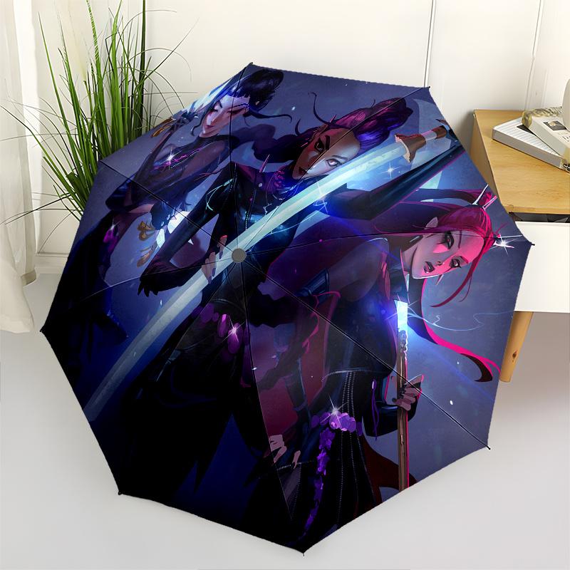 KPop Demon X Automatic opening and closing folding umbrella with 8 rib frame and compact travel design, perfect for all occasions | Stylish
KPop Demon X Automatic opening and closing folding umbrella with 8 rib frame and compact travel design, perfect for all occasions | Stylish