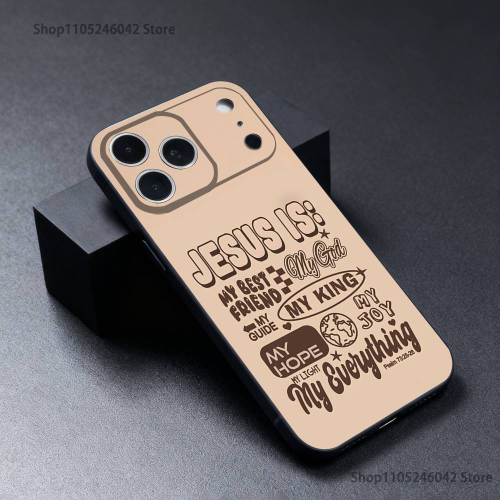 Jesus Bible Verses Black Soft Cover Phone Case For iPhone 17,16,15,14,13,12,11,Pro,Max,Plus iPhone17promax
Jesus Bible Verses Black Soft Cover Phone Case For iPhone 17,16,15,14,13,12,11,Pro,Max,Plus iPhone17promax