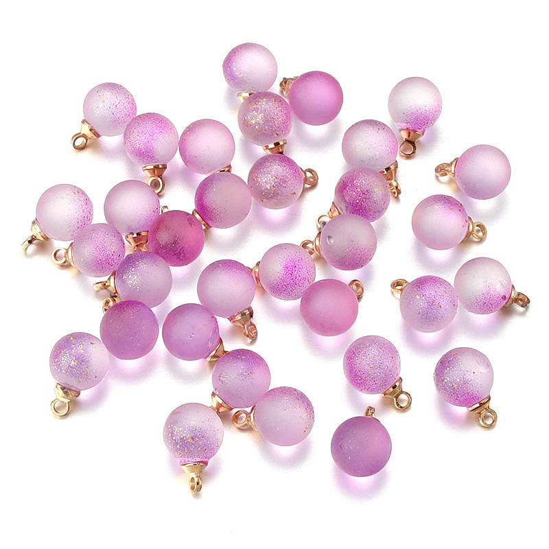 30pcs/Lot 8mm Round Gradient Color Lampwork Charms with Golden powder Loose Spacer Glass Beads Pendant DIY Necklace Earrings фиолетовый
30pcs/Lot 8mm Round Gradient Color Lampwork Charms with Golden powder Loose Spacer Glass Beads Pendant DIY Necklace Earrings фиолетовый