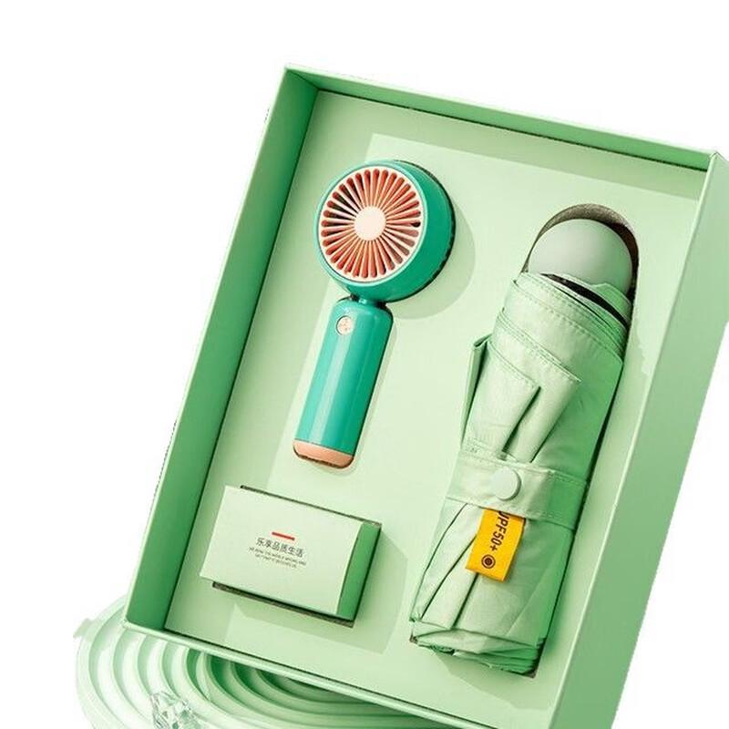 Portable Travel Gift Set: Umbrella, Fan & Drinkware
Portable Travel Gift Set: Umbrella, Fan & Drinkware