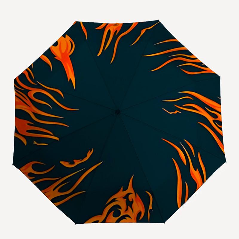 1pc Flame Design Folding Umbrella, Durable, Suitable for Outdoor Activities or Rain, Suitable for Commuting yy251027143
1pc Flame Design Folding Umbrella, Durable, Suitable for Outdoor Activities or Rain, Suitable for Commuting yy251027143
