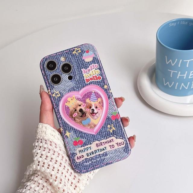 Ins Собака С Днем Рождения Торт Звезды Вишня Imd Милый Мультяшный Чехол Для Телефона Для Iphone 11 13 Promax 14 Pro Max 12promax Чехол Капа For iphone 13