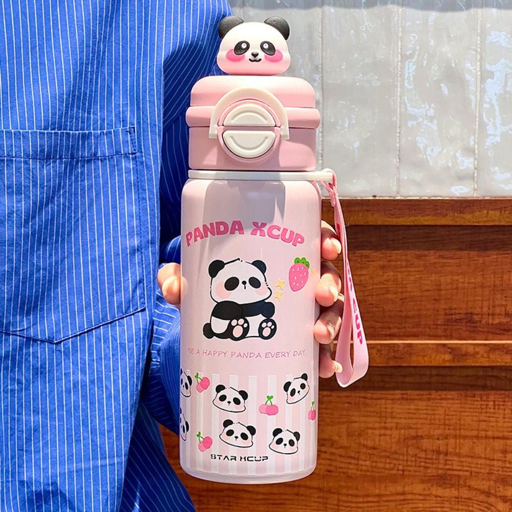 Reusable Panda Insulated Cup Double Straw Drinking Water Cup Cute Thermal Water Bottle Travel срібний
Reusable Panda Insulated Cup Double Straw Drinking Water Cup Cute Thermal Water Bottle Travel срібний
