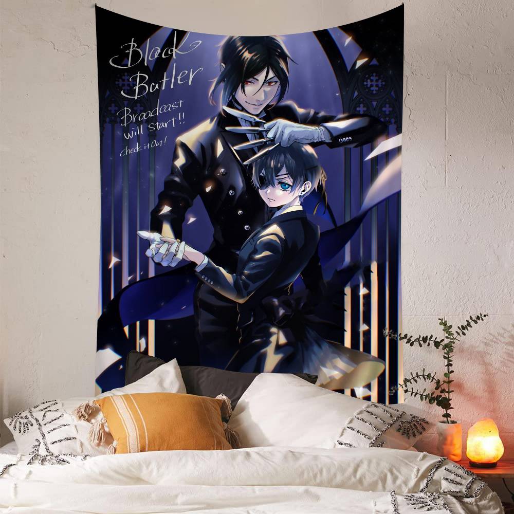 Anime Cool Black BButler Colorful Tapestry Wall Hanging Bohemian Wall Tapestries Mandala Wall Art Decor 74x94cm(29x37in)
Anime Cool Black BButler Colorful Tapestry Wall Hanging Bohemian Wall Tapestries Mandala Wall Art Decor 74x94cm(29x37in)