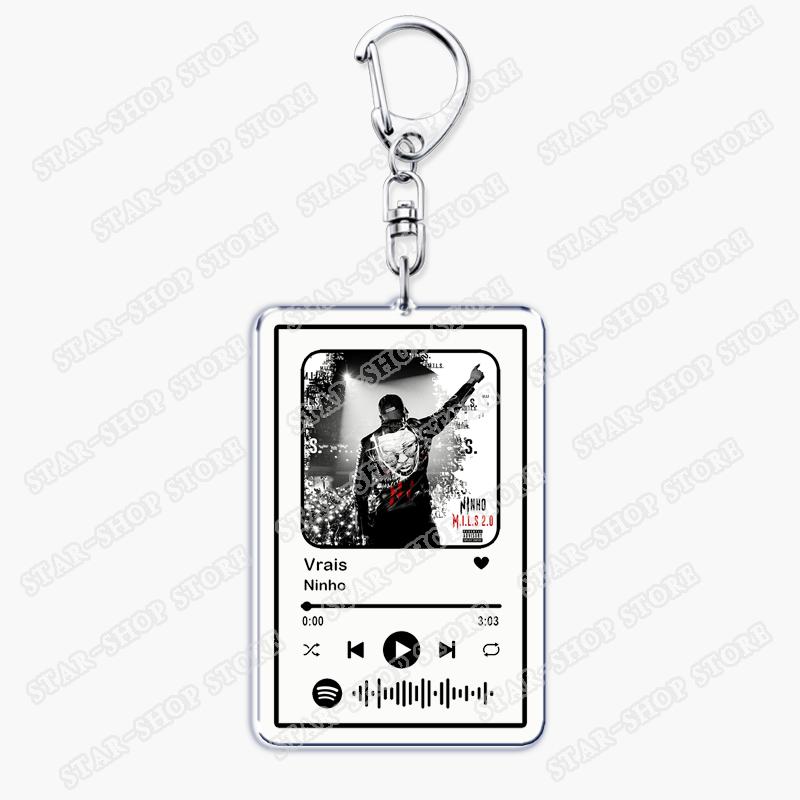 Hot Rapper Singer Ninho Keychains for Women Accessories Bag La Vie Qu on Mène Song Music Code Keying Jewelry Fans Friends Gifts
Hot Rapper Singer Ninho Keychains for Women Accessories Bag La Vie Qu on Mène Song Music Code Keying Jewelry Fans Friends Gifts